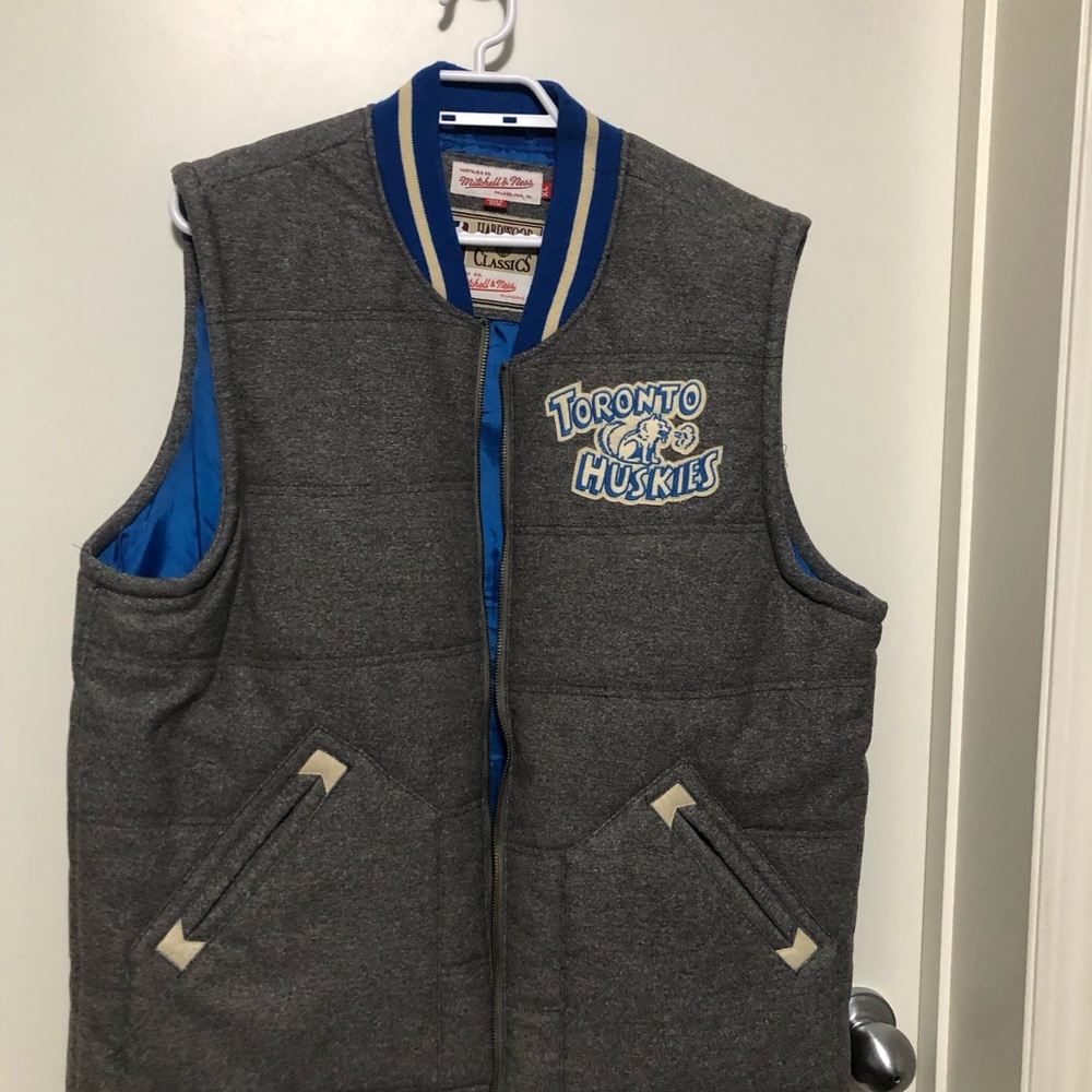 Mitchell n ness , Toronto huskies vest vintage